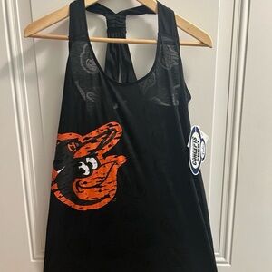 Baltimore Orioles Long Tank Top Racerback Dress, Large, NWT